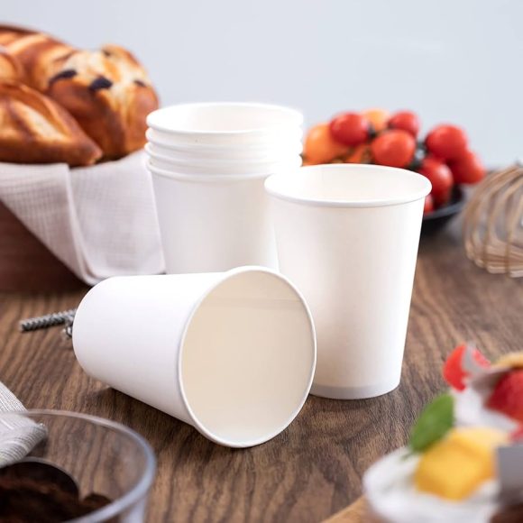 Buy 12 Oz 100 Pack Disposable Paper Cups Paper Coffee Cups Hot