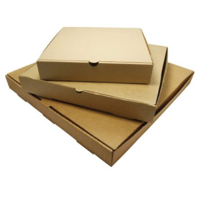 Pizza Box Large | Kraft Brown | 33 x 33 x 4cm | 1000 PCS - Image 2